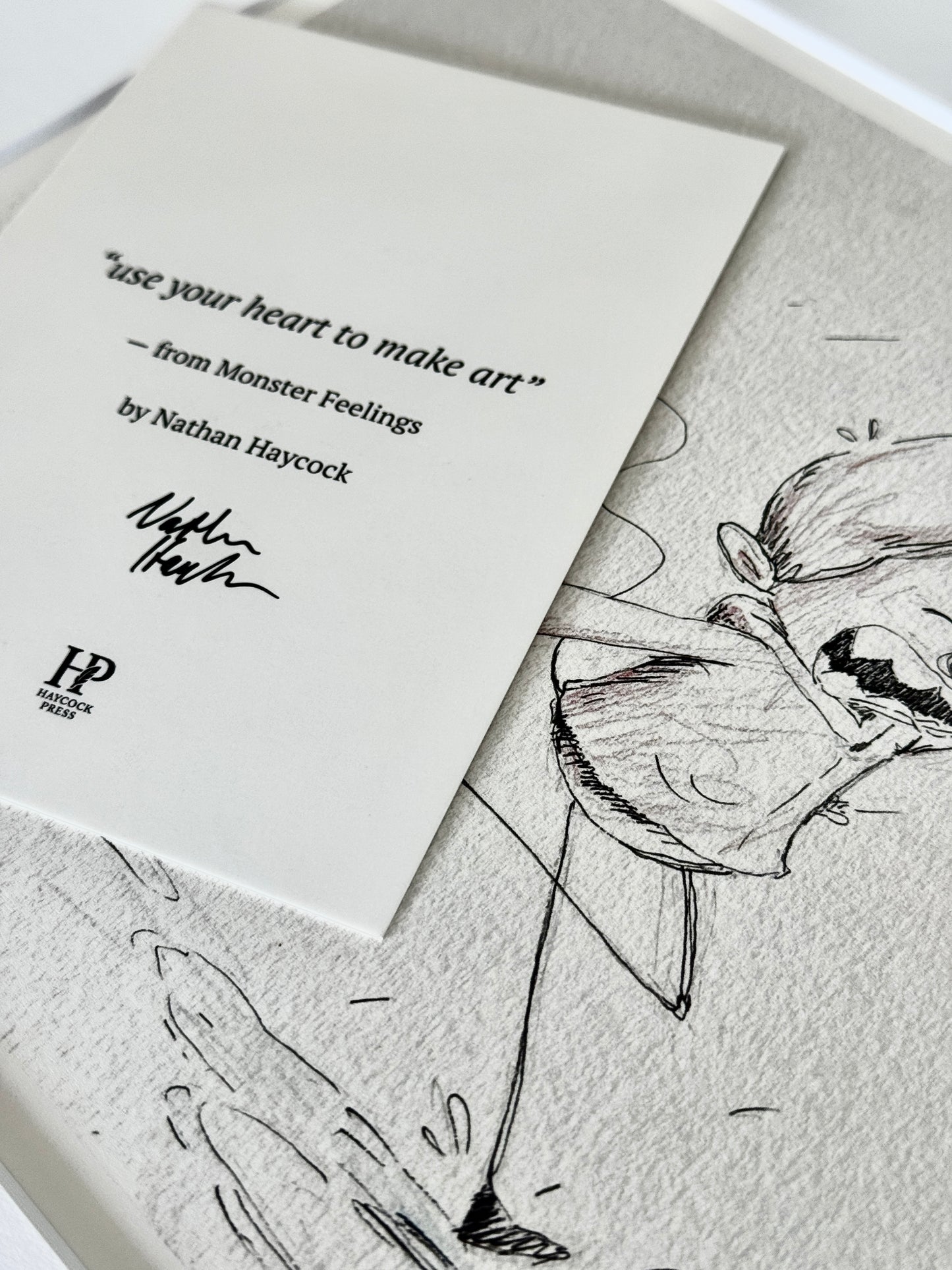 Monster in the Rain — 1st Edition Studio Print