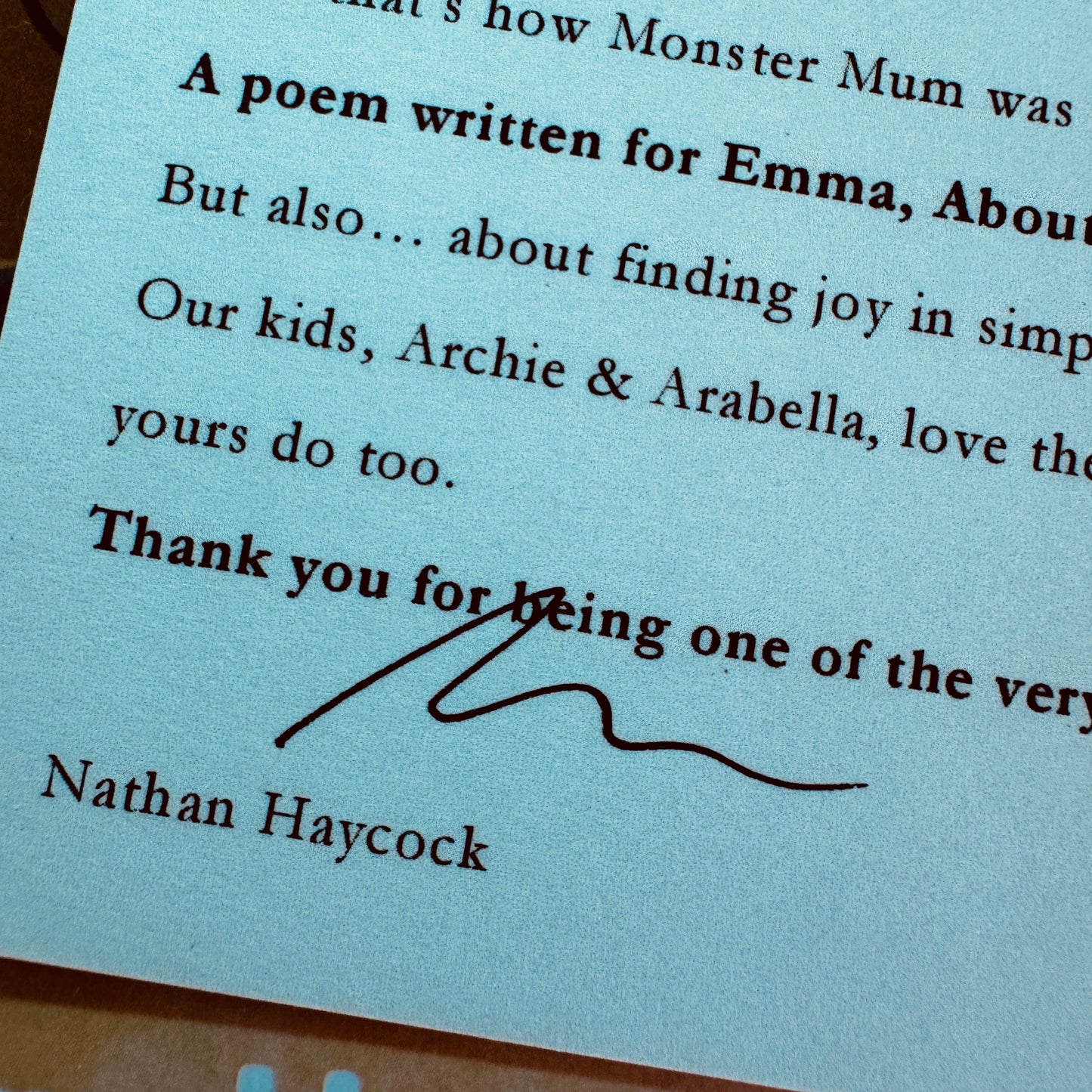 Author-Signed Gift Edition – with Exclusive Monster Mum Sticker Pack