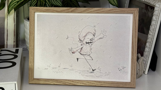 Monster in the Rain — 1st Edition Studio Print